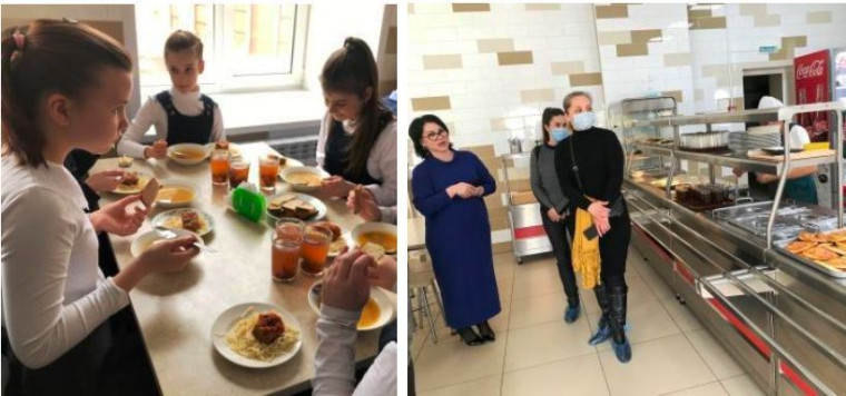 Мониторинг питания в столовой.